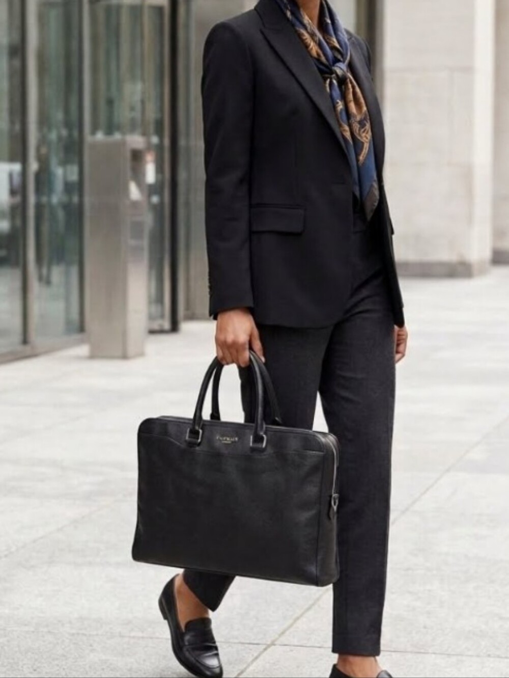 Coach Beckett Leather Profolio/ Structured Briefcase F72988